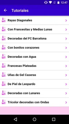 Uñas Decoradas android App screenshot 1